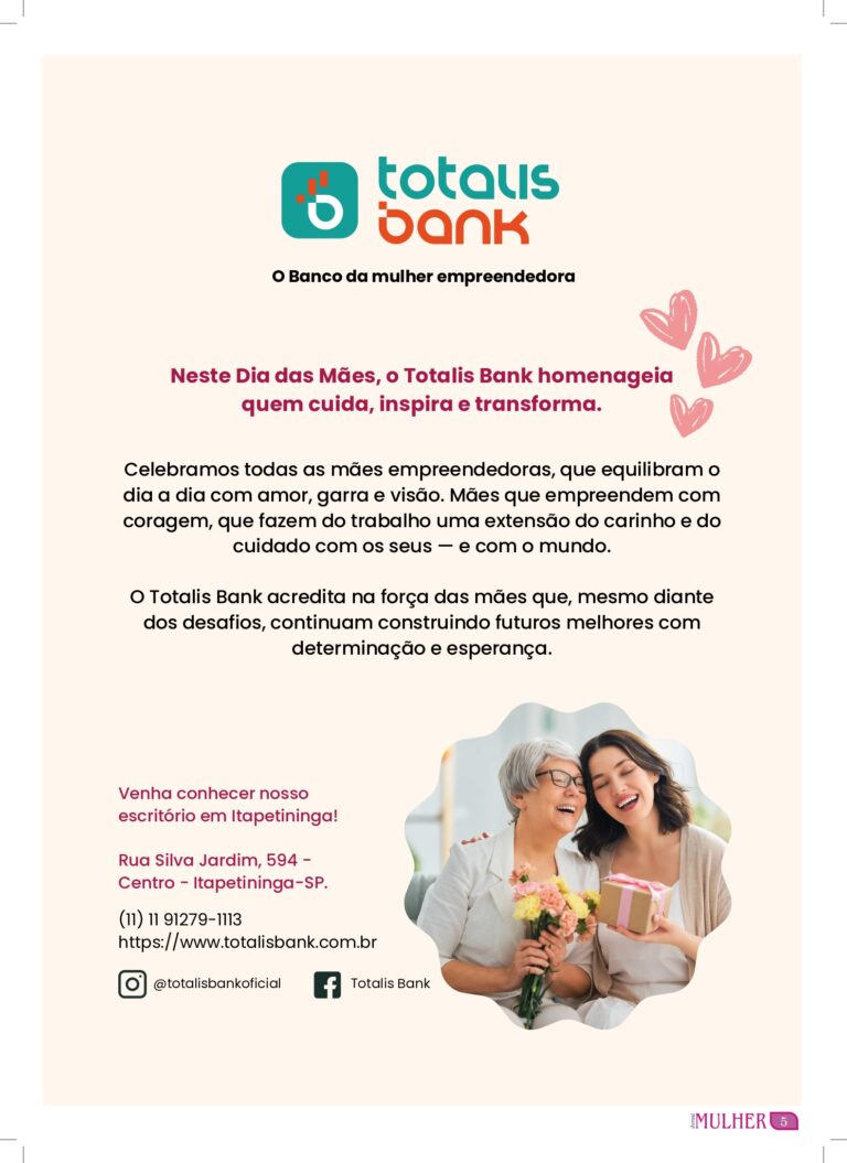 Totalis Pay Celebra o Dia das Mães Empreendedoras